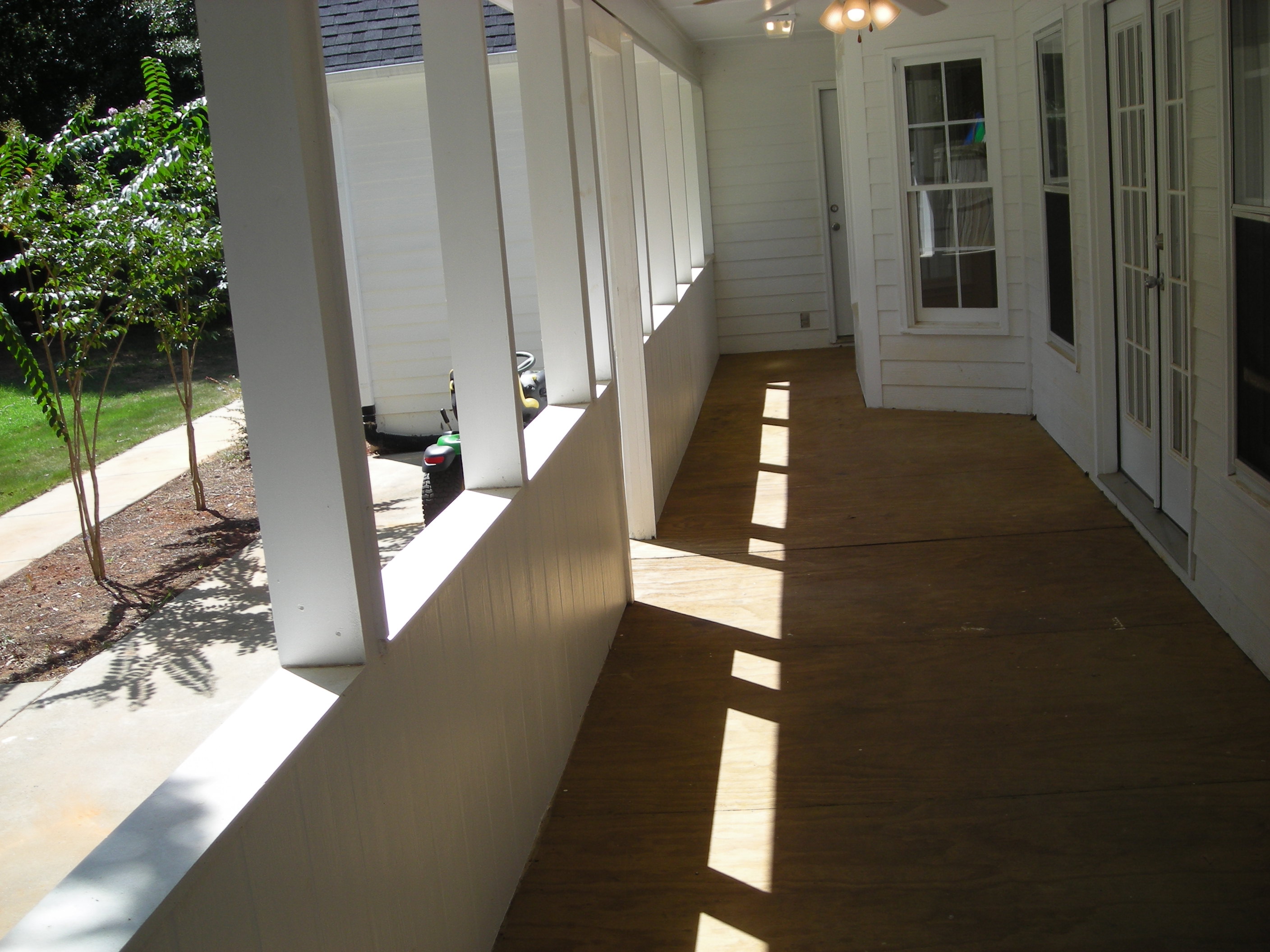 Back Porch looking West